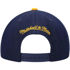 Golden State Warriors Hardwood Classics Team Two-Tone 2.0 Snapback Hat Navy/Gold - NBA