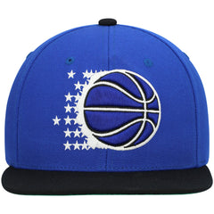 Orlando Magic Hardwood Classics Team Two-Tone 2.0 Snapback Hat Blue/Black - NBA