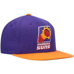 Phoenix Suns Hardwood Classics Team Two-Tone 2.0 Snapback Hat Purple/Orange - NBA
