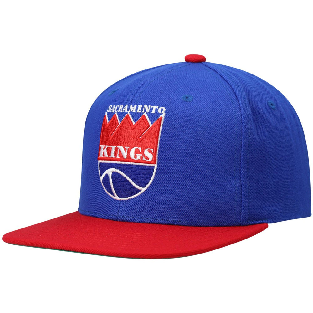 Sacramento Kings Hardwood Classics Team Two-Tone 2.0 Snapback Hat Blue/Red - NBA