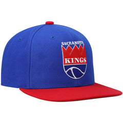 Sacramento Kings Hardwood Classics Team Two-Tone 2.0 Snapback Hat Blue/Red - NBA