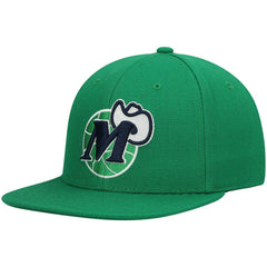 Dallas Mavericks Hardwood Classics Team Ground 2.0 Snapback Hat Green - NBA