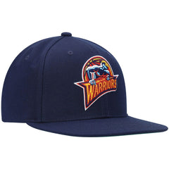 Golden State Warriors Hardwood Classics Team Ground 2.0 Snapback Hat Navy - NBA