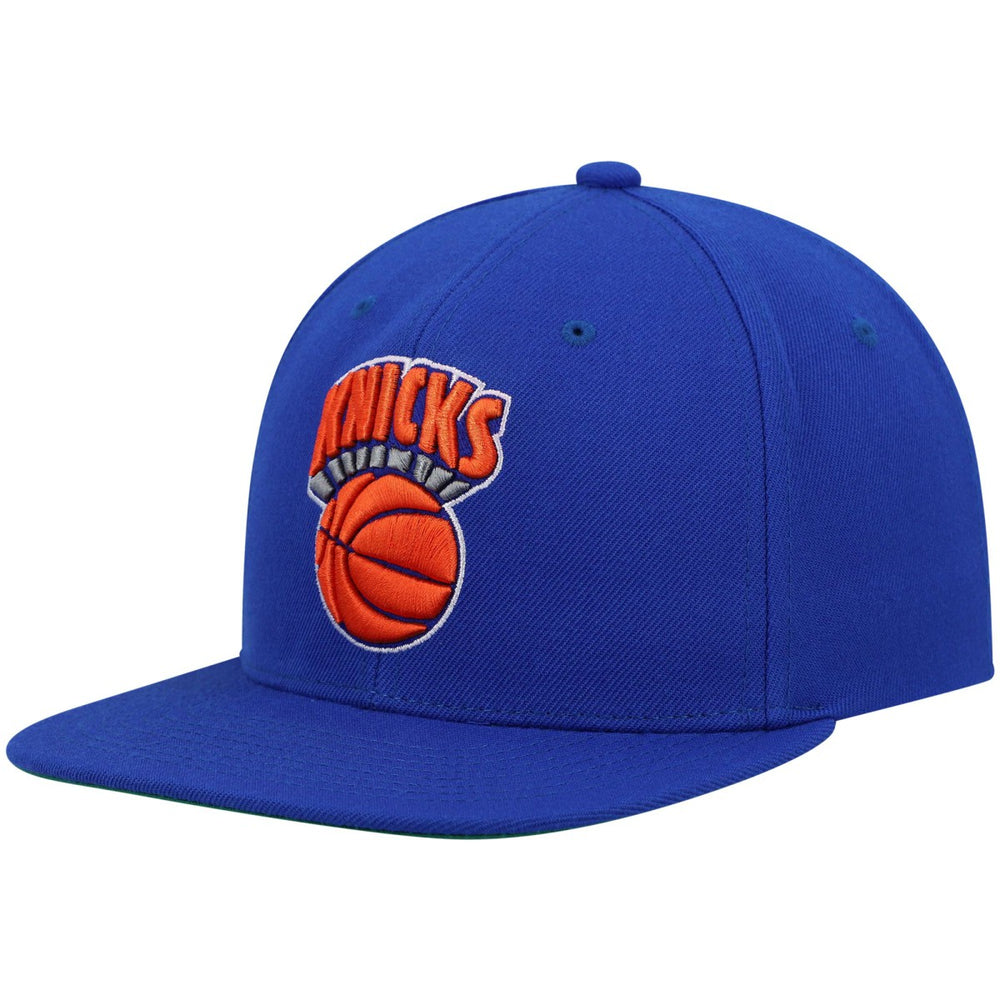 New York Knicks Hardwood Classics Team Ground 2.0 Snapback Hat Blue - NBA