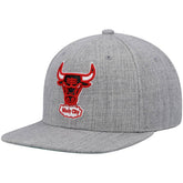 Chicago Bulls Hardwood Classics Team 2.0 Snapback Hat Heathered Gray - NBA