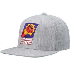 Phoenix Suns Hardwood Classics Team 2.0 Snapback Hat Heathered Gray - NBA
