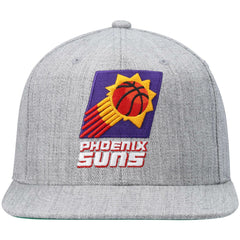 Phoenix Suns Hardwood Classics Team 2.0 Snapback Hat Heathered Gray - NBA