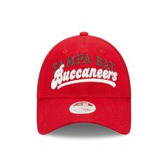 Tampa Bay Buccaneers New Era Women's Team Trucker 9FORTY Snapback Hat Red | NFL