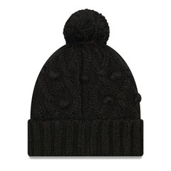 New Orleans Saints New Era Women's Toasty Cuffed Knit Hat with Pom Black | NFL