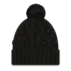 Pittsburgh Steelers New Era Women's Toasty Cuffed Knit Hat with Pom Black | NFL