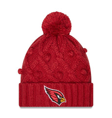 Arizona Cardinals New Era Women's Toasty Cuffed Knit Hat with Pom Cardinal | NFL