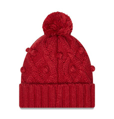 Arizona Cardinals New Era Women's Toasty Cuffed Knit Hat with Pom Cardinal | NFL