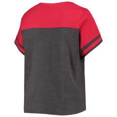 Washington Nationals Women's Plus Size Colorblock T-Shirt - MLB