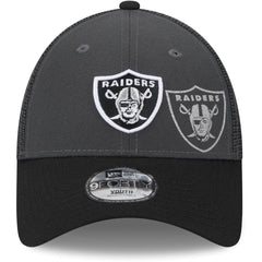 Las Vegas Raiders New Era Youth Reflect 9FORTY Adjustable Hat Graphite | NFL