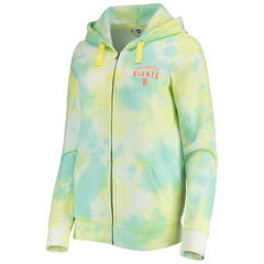 San Francisco Giants New Era Women's Tie-Dye Full-Zip Hoodie - MLB