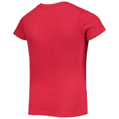 Washington Nationals New Era Girls Youth Flip Sequin Team T-Shirt - MLB