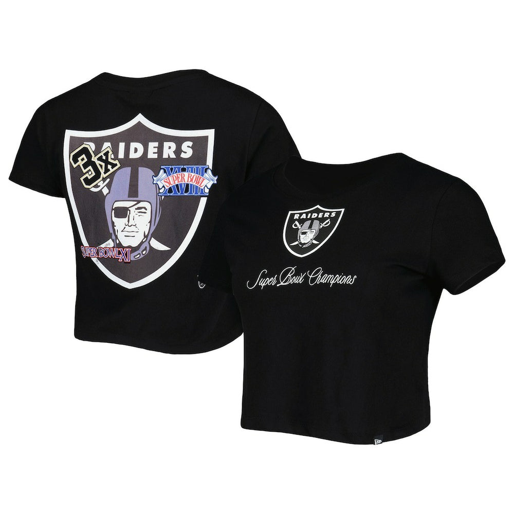 Las Vegas Raiders New Era Women's Historic Champs T-Shirt Black | NFL