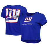 New York Giants New Era Women's Historic Champs T-Shirt Royal | NFL