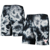 Chicago Bulls Fleece Tie-Dye Shorts Black - NBA