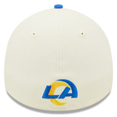 Los Angeles Rams New Era 2022 Sideline 39THIRTY 2-Tone Flex Hat Cream/Royal | NFL