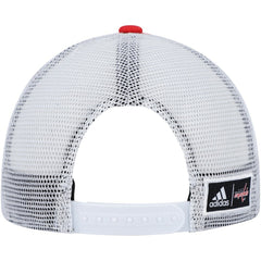 Washington Capitals adidas Team Plate Trucker Snapback Hat - Red/White - NHL