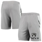 Brooklyn Nets Concepts Sport Stature Shorts Gray - NBA