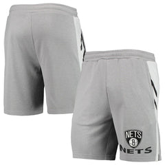 Brooklyn Nets Concepts Sport Stature Shorts Gray - NBA
