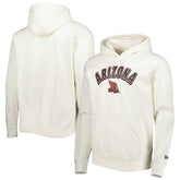 Arizona Cardinals New Era Sideline Chrome Pullover Hoodie Cream | NFL