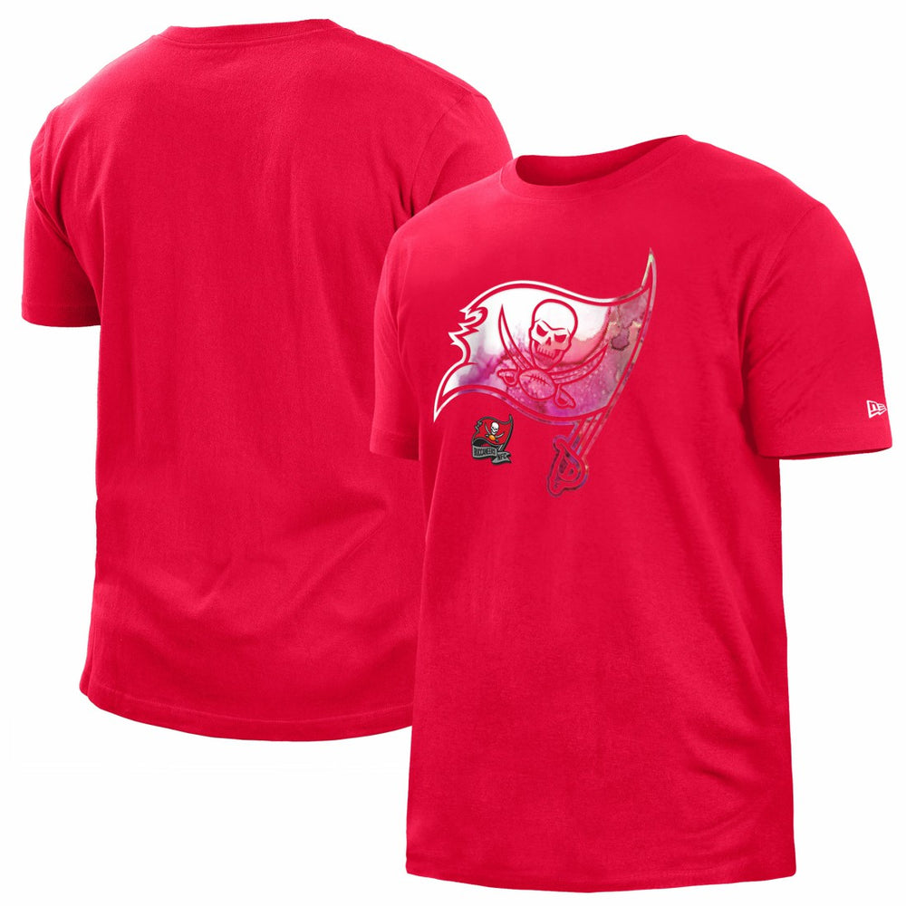 Tampa Bay Buccaneers New Era 2022 Sideline Ink Dye T-Shirt Red | NFL