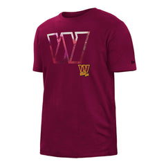 Washington Commanders New Era 2022 Sideline Ink Dye T-Shirt Burgundy | NFL