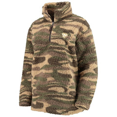 Pittsburgh Penguins G-III Sports by Carl Banks Women's Sherpa Quarter-Zip Jacket - Camo - NHL