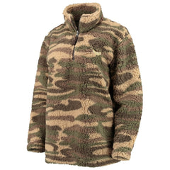 Washington Capitals G-III Sports by Carl Banks Women's Sherpa Quarter-Zip Jacket - Camo - NHL