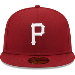 Pittsburgh Pirates New Era White Logo 59FIFTY Fitted Hat - MLB