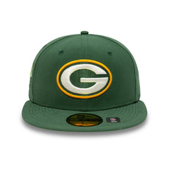 Green Bay Packers New Era Super Bowl XXXI Citrus Pop 59FIFTY Fitted Hat Green | NFL