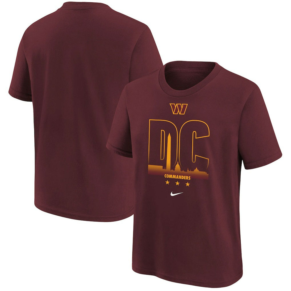 Washington Commanders Youth Team City T-Shirt Burgundy | Nike for Sale