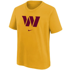 Washington Commanders Youth Team Logo T-Shirt Gold | Nike for Sale