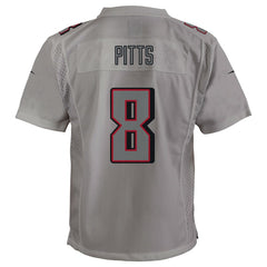 Kyle Pitts Atlanta Falcons Youth Atmosphere Game Jersey Gray | Nike for Sale