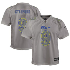 Matthew Stafford Los Angeles Rams Youth Atmosphere Game Jersey Gray | Nike for Sale