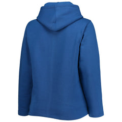 Kansas City Royals Soft as a Grape Women's Plus Size Side Split Pullover Hoodie - MLB