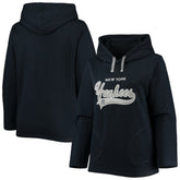 New York Yankees Soft as a Grape Women's Plus Size Side Split Pullover Hoodie - MLB