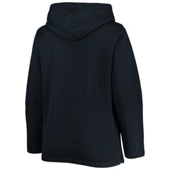 New York Yankees Soft as a Grape Women's Plus Size Side Split Pullover Hoodie - MLB