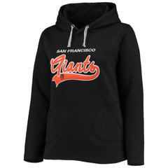 San Francisco Giants Soft as a Grape Women's Plus Size Side Split Pullover Hoodie - MLB