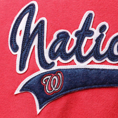 Washington Nationals Soft as a Grape Women's Plus Size Side Split Pullover Hoodie - MLB
