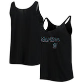 Miami Marlins Soft as a Grape Women's Slouchy Tank Top - MLB