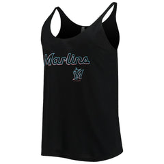 Miami Marlins Soft as a Grape Women's Slouchy Tank Top - MLB