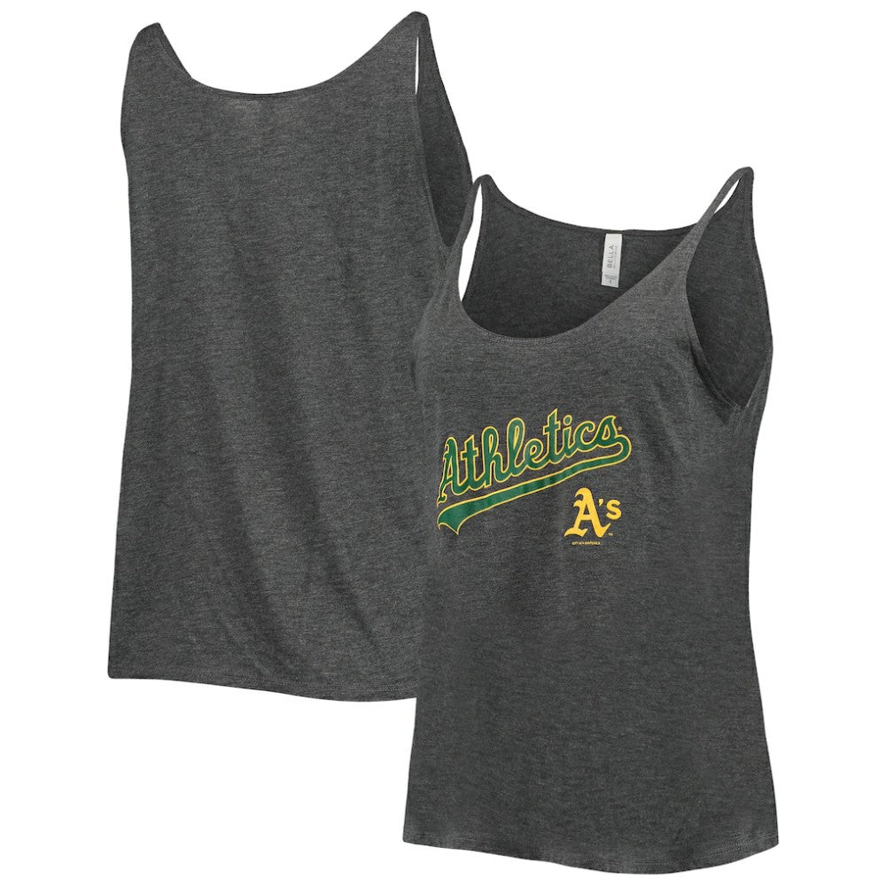 Athletics Soft as a Grape Women's Slouchy Tank Top - MLB