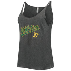 Athletics Soft as a Grape Women's Slouchy Tank Top - MLB