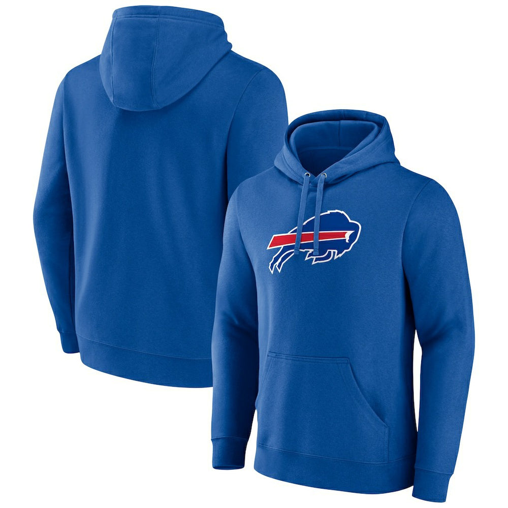 Buffalo Bills Primary Logo Fitted Pullover Hoodie Royal | NFL