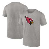 Arizona Cardinals Primary Logo T-Shirt Heather Gray | Fanatics