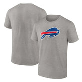 Buffalo Bills Primary Logo T-Shirt Heather Gray | Fanatics